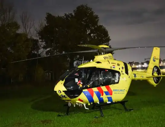 Traumahelikopter naar Groningen Airport Eelde | 27 april 2024 13:08