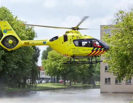 Traumahelikopter naar Amsterdam Heliport | 27 april 2024 14:58