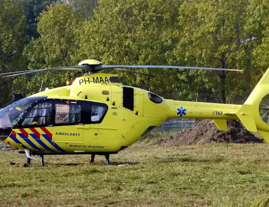 Traumahelikopter naar Groningen Airport Eelde | 13 mei 2024 13:21
